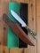 Puma Knife: Puma 6398 Original 1970 Hunters Friend knife Scrimshawed by SELVIDGE  with Sheath & Box