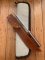 Puma Knife: 1987 Puma Big Big Bowie knife with Wooden Handle in original Tan Leather Sheath & Case