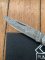 Puma Knife: Puma Tec Damascus Ebony Hardwood Folding Liner Lock Knife