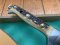 Puma Knife: Puma 1991 116376 Big Big Bowie knife with Stag Antler Handle in original Wooden Box & Warranty