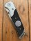 Puma Knife: Puma Tec Damascus Folding Liner Lock Knife with Black Handle