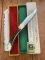 Puma Knife: 1974 Mint Puma Prince Folding Knife with Sambar Stag Antler Handle Box and Warranty #98474