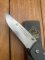 Puma Knife: Puma 2002 Handic Black Frame & Dark Stag Slab Linerlock Folding Knife