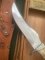 Puma Knife: 1966 Puma Skinner with Stag Antler Handle & Original Wooden Box  & Paperwork