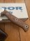 Condor Tool & Knife Company El Salvador LOW DRAG Knife with Leather Sheath