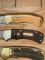 Puma Set of 3 - Full Size 4 Star Folding Knife Set in Display
