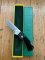 Puma Knife: Puma Original 1996 4 Star Folding Lock Blade Knife with Black Ebony Micarta Handle in Box