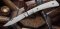 Kizlyar Knife: Russian Kizlyar Supreme Model AUS-8 GENT Folding Knife with  Handle and Box