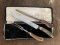 Vintage 'Used' 3 Piece Carving Set Knife, Fork & Sharpening Rod