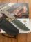 ESEE Knives- ESEE-5 Knife with Ivory Beige Micarta Handle Green Blade & Black Kydex Sheath