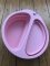 Collapsible Food Grade Silicone Compact Dog Food Bowl or Water Bowl in Pink