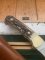 Puma Knife: Puma Original 4 Star Fixed Blade Knife with Stag Antler Handle in Original Wooden Box