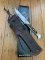 Puma Knife: Rarer 1980 Puma 6373 Skinner with Stag Antler Handle Puma Leather Sheath and Box