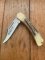 Puma Knife: Puma 1998 Duke Folding Knife with Stag Antler Handle in Pouch