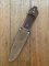 1960's Japanese Made Small Bowie knife & Leather Sheath