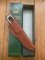 Puma Knife: Puma 18 1002 Very Rare Europamesser Skeleton Knife in Leather Sheath & Box