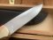 Puma Knife: Puma 1990 American Wildlife Collection 4 star Fixed Blade Knife with White Micarta Handle Original Box and matching Warranty #025/400
