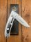 Puma Knife: Puma ADVANTEC Aluminium and Black Plain Edge Linerlock Folding Knife