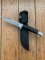 Buck Knife: Buck 1995 Woodsman 102 with Black Phenolic Handle & Leather Sheath