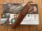 ESEE Knives- ESEE-6HM Knife with Ivory-Beige Micarta Handle & Black Plain Edge Blade & Leather Sheath