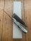 German Knife: 1970'-80's  Integral Jagdnicker Knife with Carved Stag Handle & Sheath