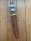 COMMANDO BLADED KNIFE WITH STEEL BLADE AND BUFFALO HORN & CAMEL BONE HANDLE