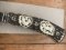 German Knife: 1970'-80's  Integral Jagdnicker Knife with Carved Stag Handle & Sheath