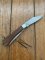 Puma Knife: Puma Original Rare 1979 Gelder Twin Blade Knife with Tools and Jacaranda Handle #24972