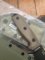 ESEE Knives- ESEE-3 Knife with Ivory Beige Micarta Handle & OD Green Kydex Sheath