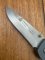 Puma Knife: Puma 2002 Handic Linerlock Black & Wood Frame Folding Knife