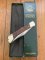 Puma Knife: Puma 1995 Trail Boss/Emperor 975 Folding Knife with Jacaranda Handle Original Box #51592