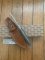 LionSTEEL Italy. Model M5 CVG-1 Green Canvas Micarta Handle with Leather Sheath