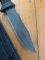SOG M37 SEAL PUP Part Serrated Edge Graphite finish Blade Knife and Cordura Tactical sheath