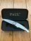 Lone Wolf Knives USA PAUL Perfecto Locking Folding Knife with gift Tin
