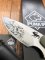 Puma Knife: Puma IP Laser Cut Red Deer G10 Green Handle