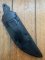 Al Mar Japan BU2-2 Backup 2 Fixed 3" Hawkbill Blade, Micarta Handle, Leather Sheath
