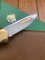 Puma Knife: Puma 1983 Original 4 Star Folding Lock Blade Scrimshawed Roaring Red Stag Knife with in Presentation Box #71/300