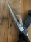 J.NOWILL & SONS  J.ADAMS SHEFFIELD ENGLAND BLACK/SILVER FS COMMANDO KNIFE