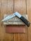 Al Mar Japan E1003BMT Falcon Black Micarta Handle Gentlemen's Knife in original Pouch and Box