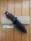 LionSTEEL Italy. Model T5 MI Canvas Micarta Handle Satin Blade with Leather Sheath