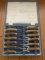 ASHBERRY Sheffield England 1930's-50's 12 Piece Stag Handled Knife & Fork Set.