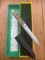 Puma Knife: Puma 1981 Vintage 3573 Boot Knife with Stag Handle Sheath in Puma Green/Yellow Box