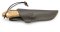 Puma Knife: Puma IP Granada Olive Hunting Knife with Brown Leather Sheath