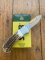 Puma Knife: Puma SGB Mini 4 Star Folding Lock Knife with Stag Antler Handle