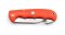 Puma Knife: Puma IP Pathfinder with gut hook, Orange Micarta Handle