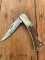 Puma Knife: Puma 2006 Gent Folding Knife with Stag Antler Handle in Original Box