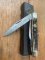 Puma Knife: Puma Rare Original 1979 Black Boxed 675 Stock Knife with Stag Antler Handle