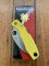 Spyderco SEKI Japan SpyderHawk H1 Serrated Blade Lock Back Folding Knife in Original Box