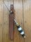 COMMANDO BLADED KNIFE WITH STEEL BLADE AND BUFFALO HORN & CAMEL BONE HANDLE