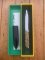 Puma Knife: Puma 1981 Vintage 3573 Boot Knife with Stag Handle Sheath in Puma Green/Yellow Box